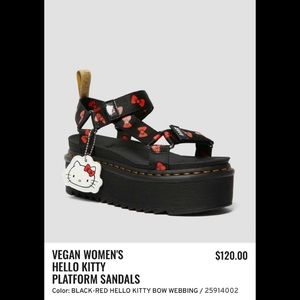 HELLO KITTY PLATFORM SANDALS